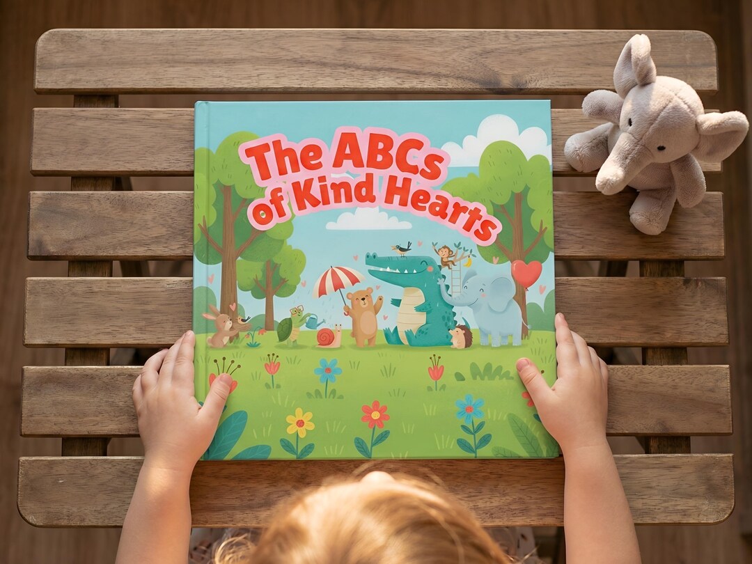 Personalized ABC Book for Kids • Kindness Alphabet Book • Custom Name ...