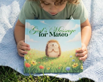 Personalized Christian Book for Kids • Custom Name Faith Story • God’s Message Book • Baptism Gift • Baby Dedication • Childrens Prayer Book