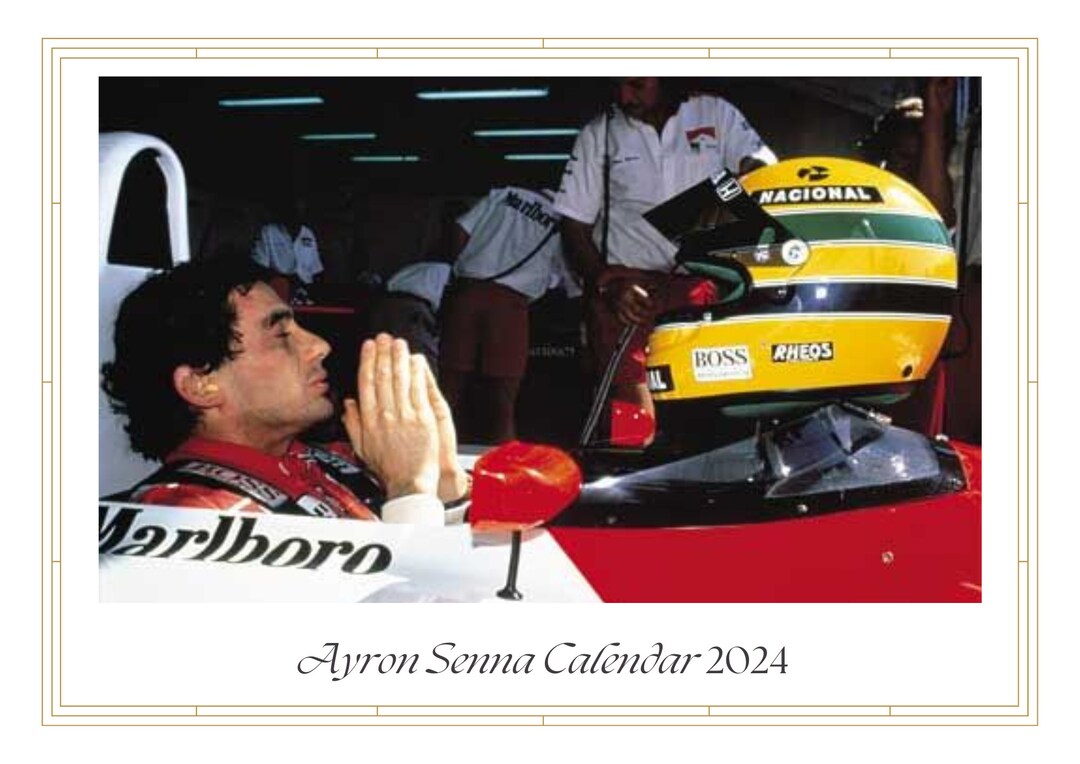 Calendario Ayront Senna 2025 / Racing Icon Series / Calendario Ayrton