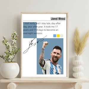 Lionel Messi, GOAT, Soccer Poster, Messi Poster, FC Barcelona, Football Art, Printable poster,Motivational Quote, Sports Art