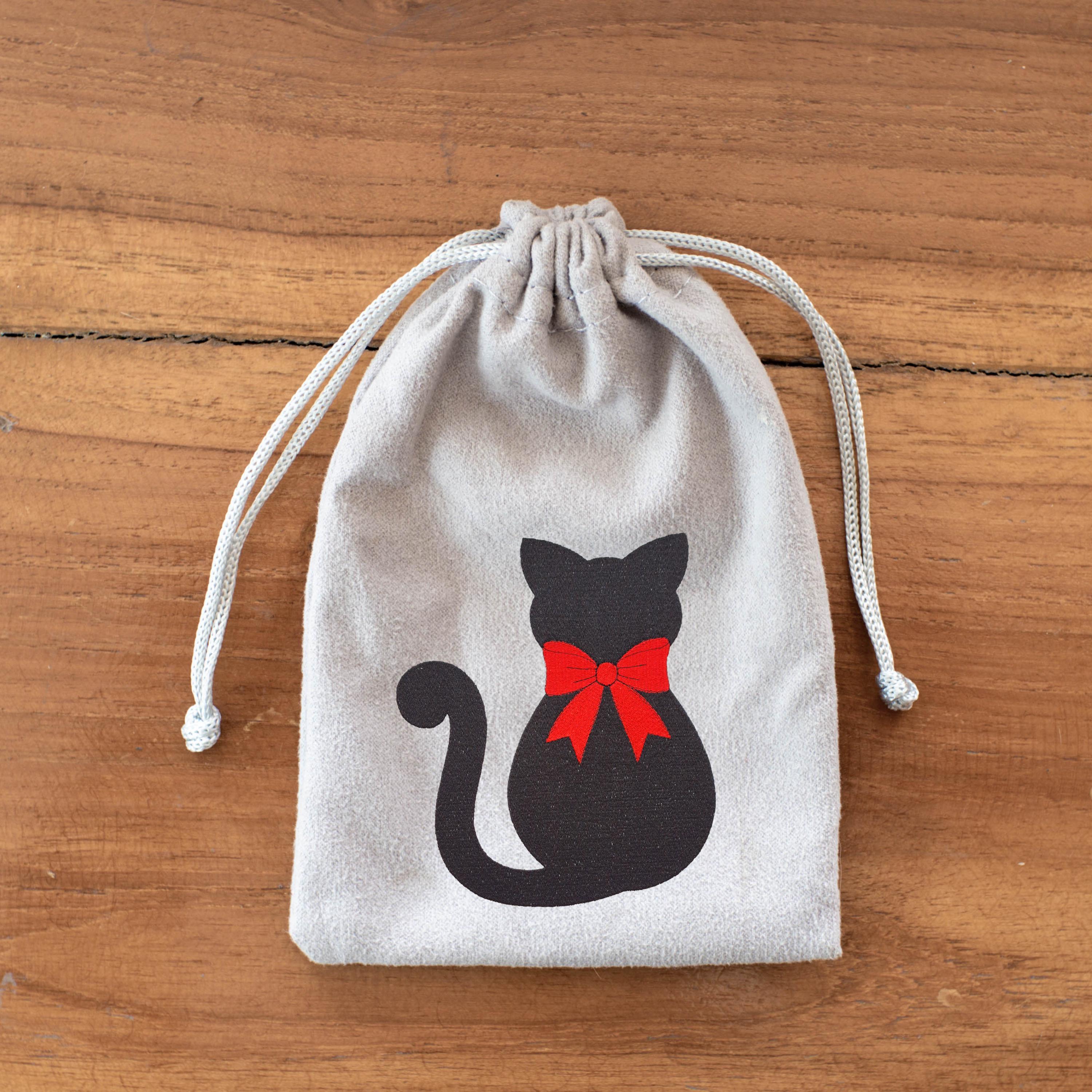 Black Cat Red Bow Machine Embroidery Design, Pets Kitten Animal Pattern ...
