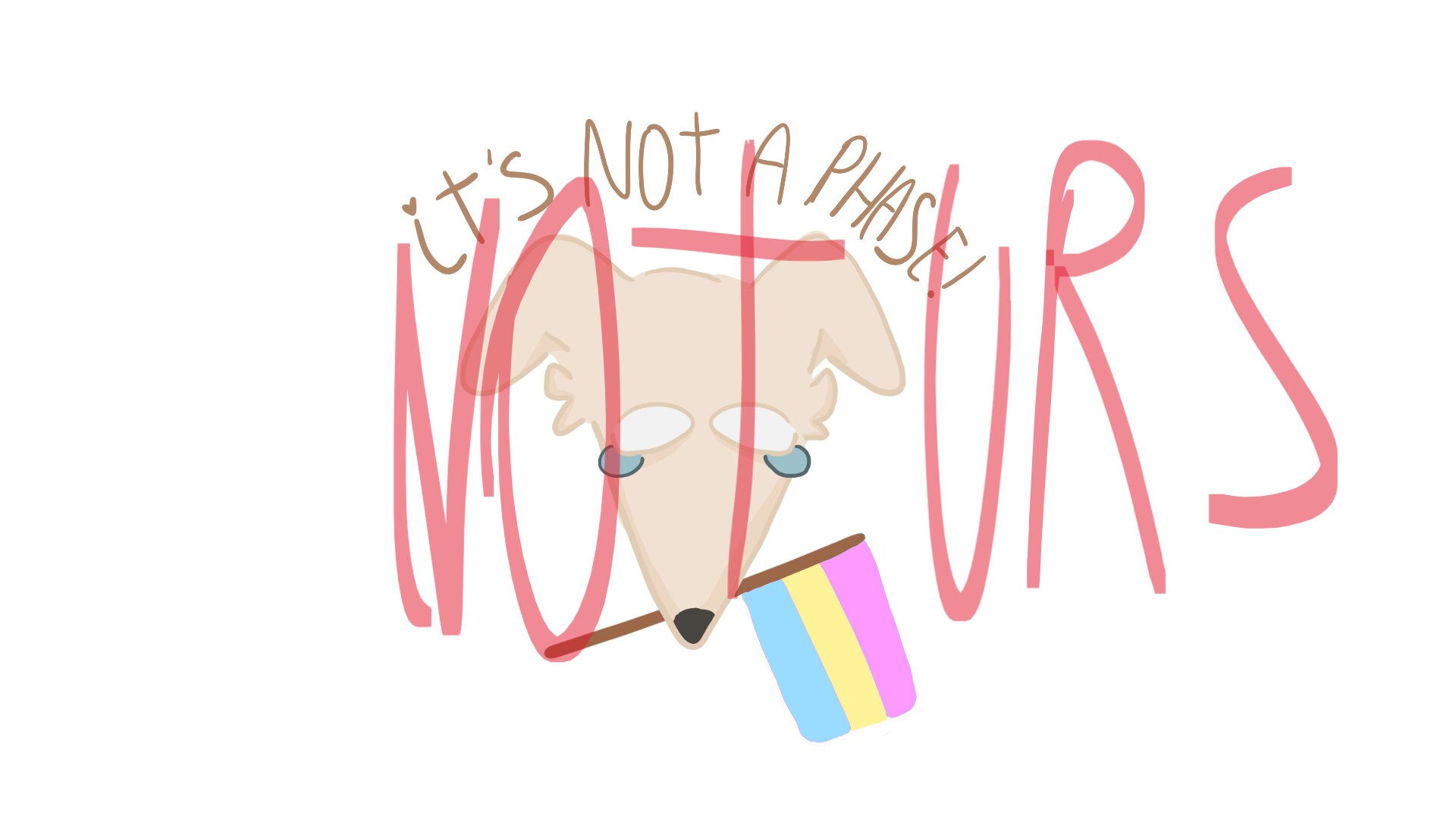 Pan Pride Flag Its Not a Phase Etsy