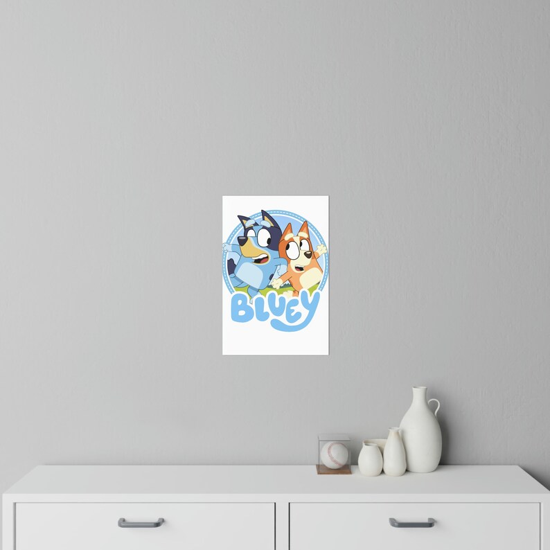 BLUEY Wall Decals Etsy