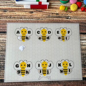 Letter Matching Printable, Busy Book, Learn Alphabet, Upper and Lower ...
