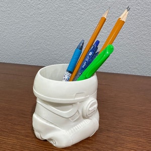 Storm Trooper Pencil Holder, 3d Printed
