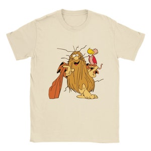 Capitán Cavernícola, camiseta de dibujos animados de los años 70, este regalo retro es un regalo unisex perfecto, camiseta divertidaCamiseta clásica unisex con cuello redondo