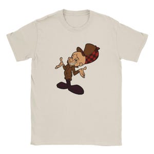 Camiseta de Elmer Fudd / Camiseta retro de dibujos animados / Camiseta clásica de animación / Regalo divertido de Looney Tunes / Estilo vintage unisex