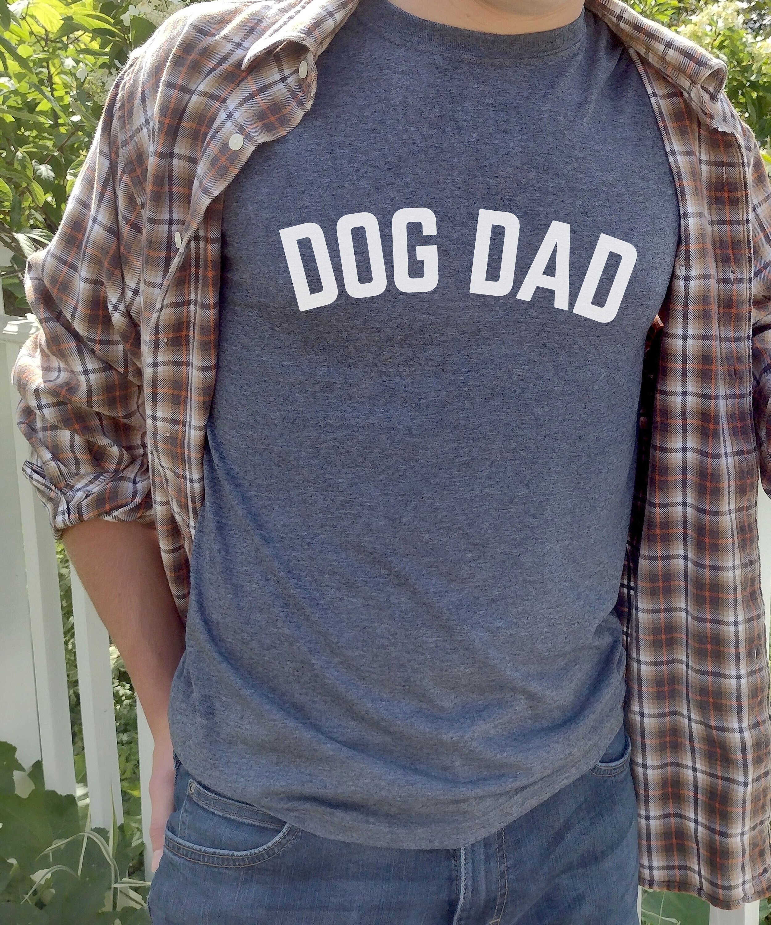Dog Dad Tshirt, Dog Walking Clothes, Gifts for Him, Best Doggy Dad