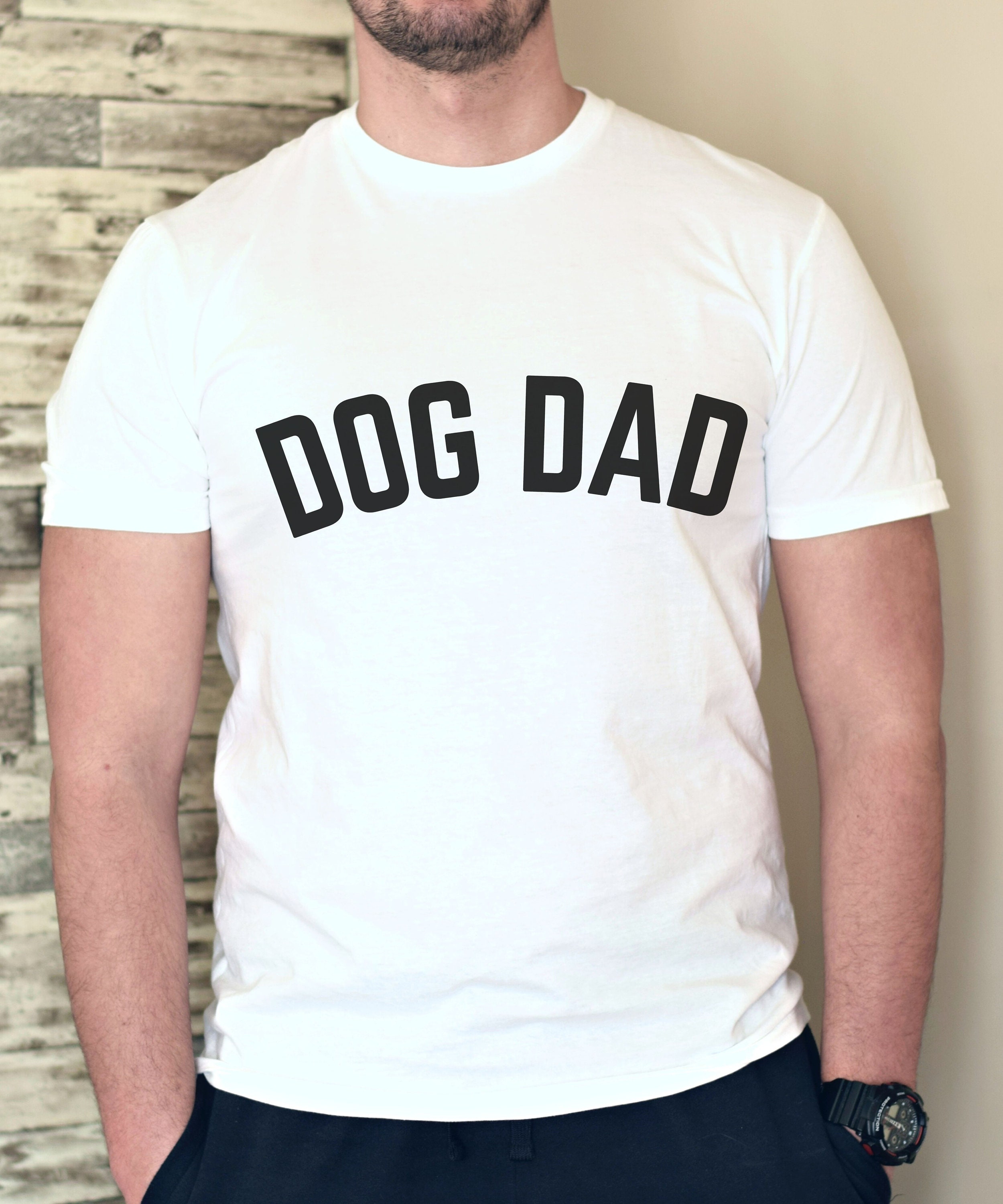 Dog Dad Tshirt, Dog Walking Clothes, Gifts for Him, Best Doggy Dad