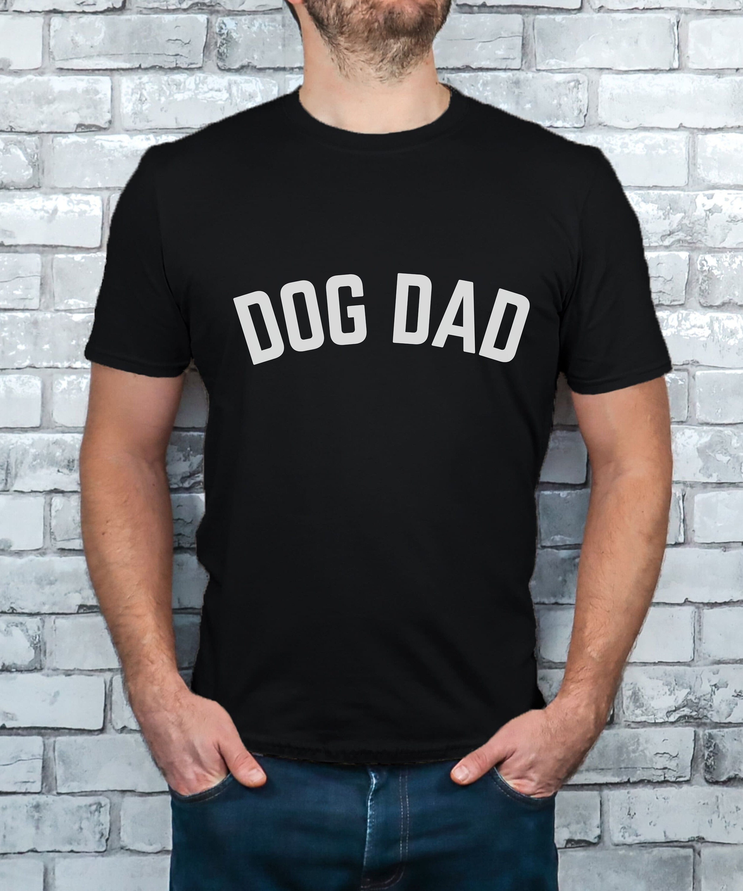Dog Dad Tshirt, Dog Walking Clothes, Gifts for Him, Best Doggy Dad