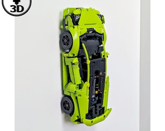 Vertical Wall Mount Brackets for Lego Technic 42161 & 42196 Lamborghini Huracan