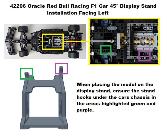 【非売品】RedBullスタンドラック Angled Display Stand LEGO 42206 Oracle Red Bull Racing RB20 F1 Car