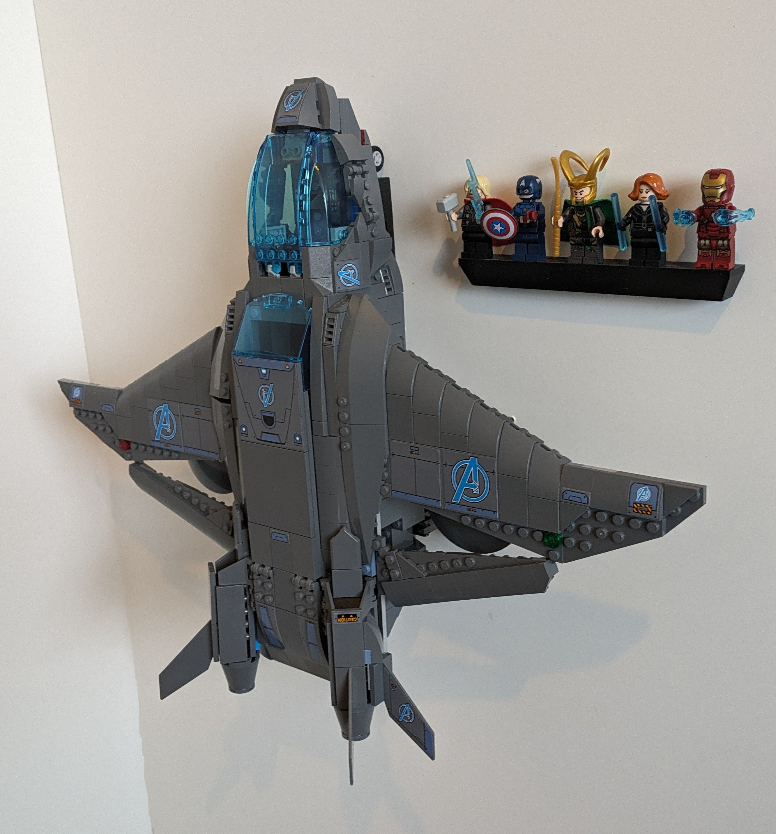 LEGO 76248 the Avengers Quinjet Wall Mount Display Bracket - Etsy