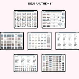 25,000+ Digital Planner Stickers, GoodNotes Sticker Book, iPad Stickers, Journal & Productivity Sticker Bundle, PNG Stickers Pack image 9
