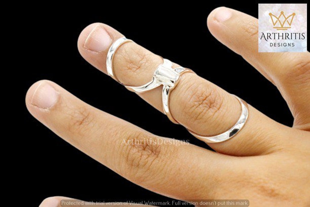 Arthritis Finger Splint Adjustable Sterling Silver 925 or Etsy