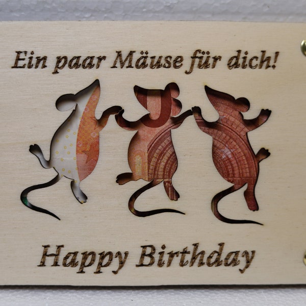 Geldgeschenke ein paar mäuse Etsy.de