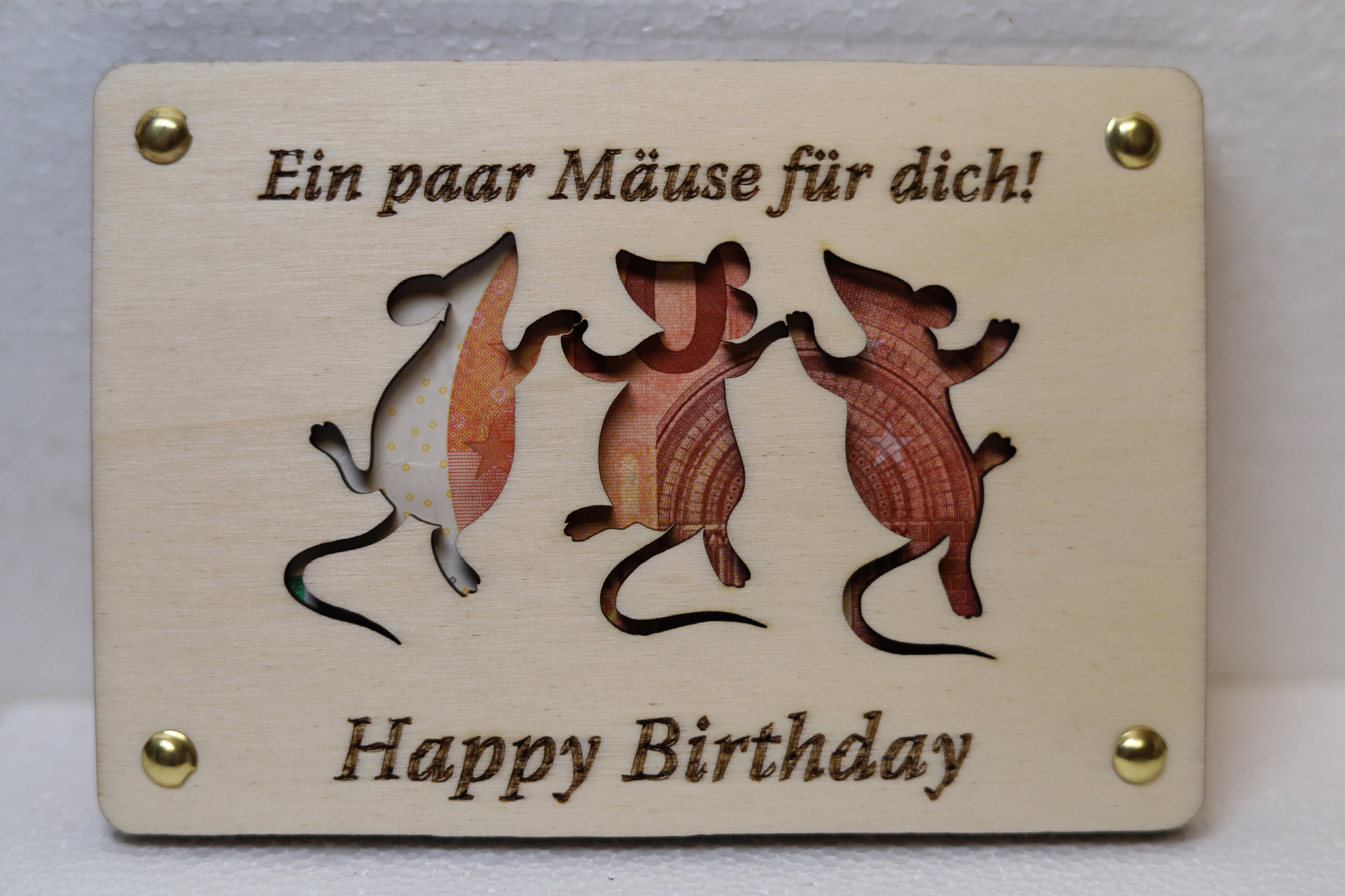 Holzkarte als Geldgeschenk " Ein paar Mäuse für Dich " - Etsy.de Holzkarte als Geldgeschenk " Ein paar Mäuse für Dich " - Etsy.de