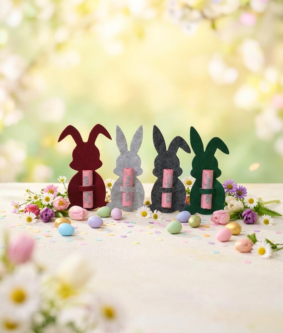 Filz Osterhase Geschenkidee Geldgeschenk Geschenkverpackung 2mm / 3 mm Filz