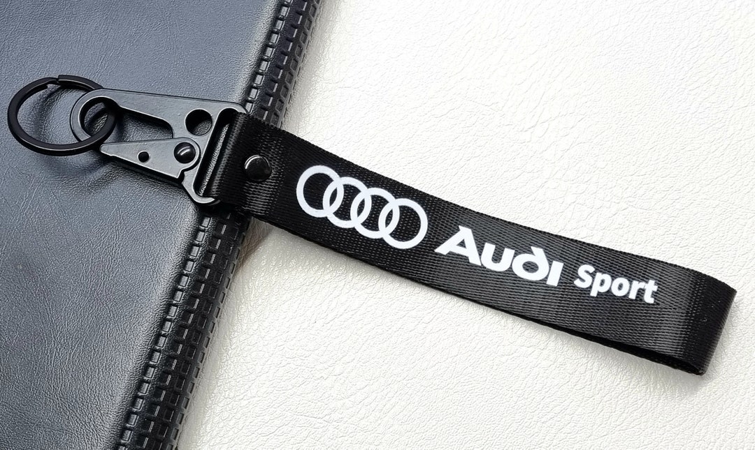 Audi Keychain Lanyard Logo Keyring Pendant Original Gift for Etsy