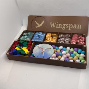 Wingspan-Stauraum, groß genug für alle Spielteile