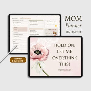 Momplanner, ongedateerde, digitale iPad-planner, Goodnotes & Notability-sjabloon, ADHD-moederplanner, thuisorganisatie, gezinsplanner, moederorganisator