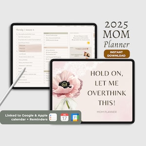 Agenda per mamme, agenda digitale per iPad 2025, modello Goodnotes e Notability, agenda per mamme con ADHD, organizzazione della casa, agenda familiare, organizer per mamme