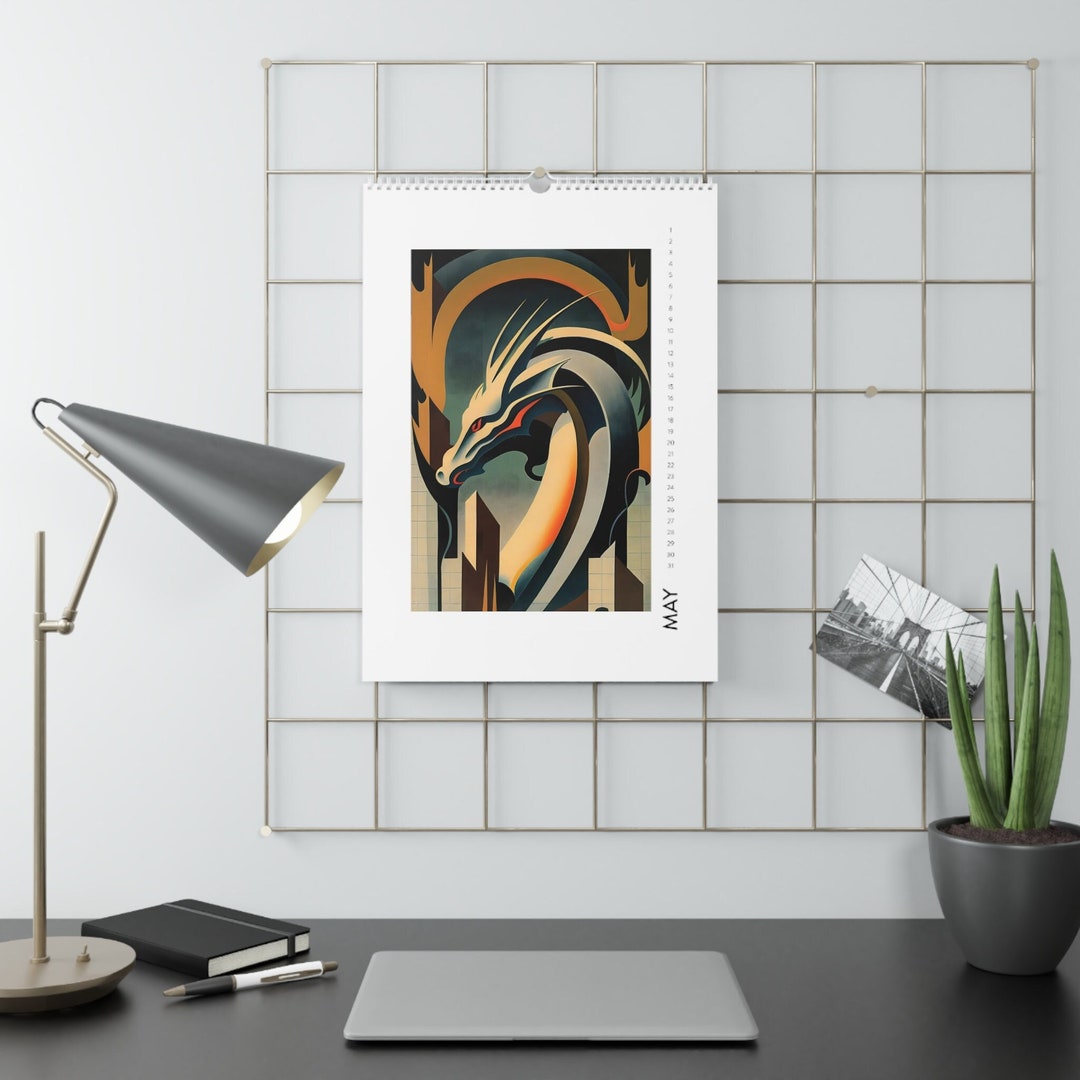 art-deco-wall-calendar-23-24-chinese-zodiac-etsy