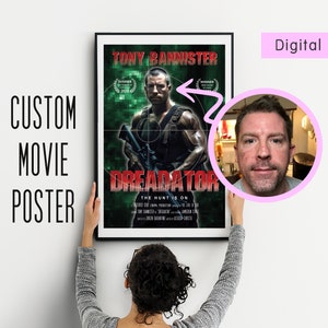 Custom Sci-Fi Movie Poster: Personalized Face Swap (Digital Download)