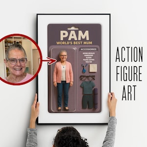 Actionfiguren - Deine persönliche Actionfigur - Dein Gesicht, Dein Outfit, Deine Accessoires - Individuell gefertigtes Sammlerstück in Spielzeugverpackung