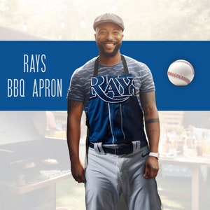 Tampa Rays BBQ-förkläde: Baseball Team Spirit, polyestercanvas