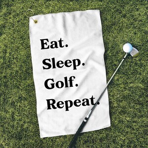 Funny Golf Towel, Gift for Golfer, Guy Gift, Funny Gift for Man, For Him For Husband Father&#39;s Day Hobby