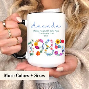 Personalised 40th Birthday Mug, Custom 40th Birthday Gift For Her, 1985 Mug, 40th Birthday Gift For Women, In My Forties Era Cup with Name