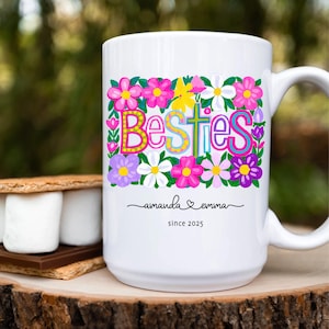 Best Friend Coffee Mug, Friendship Gifts, Best Friend Gifts, Bestie Gifts For Women, Birthday Gifts, Sister Gifts, Personalized Gifts