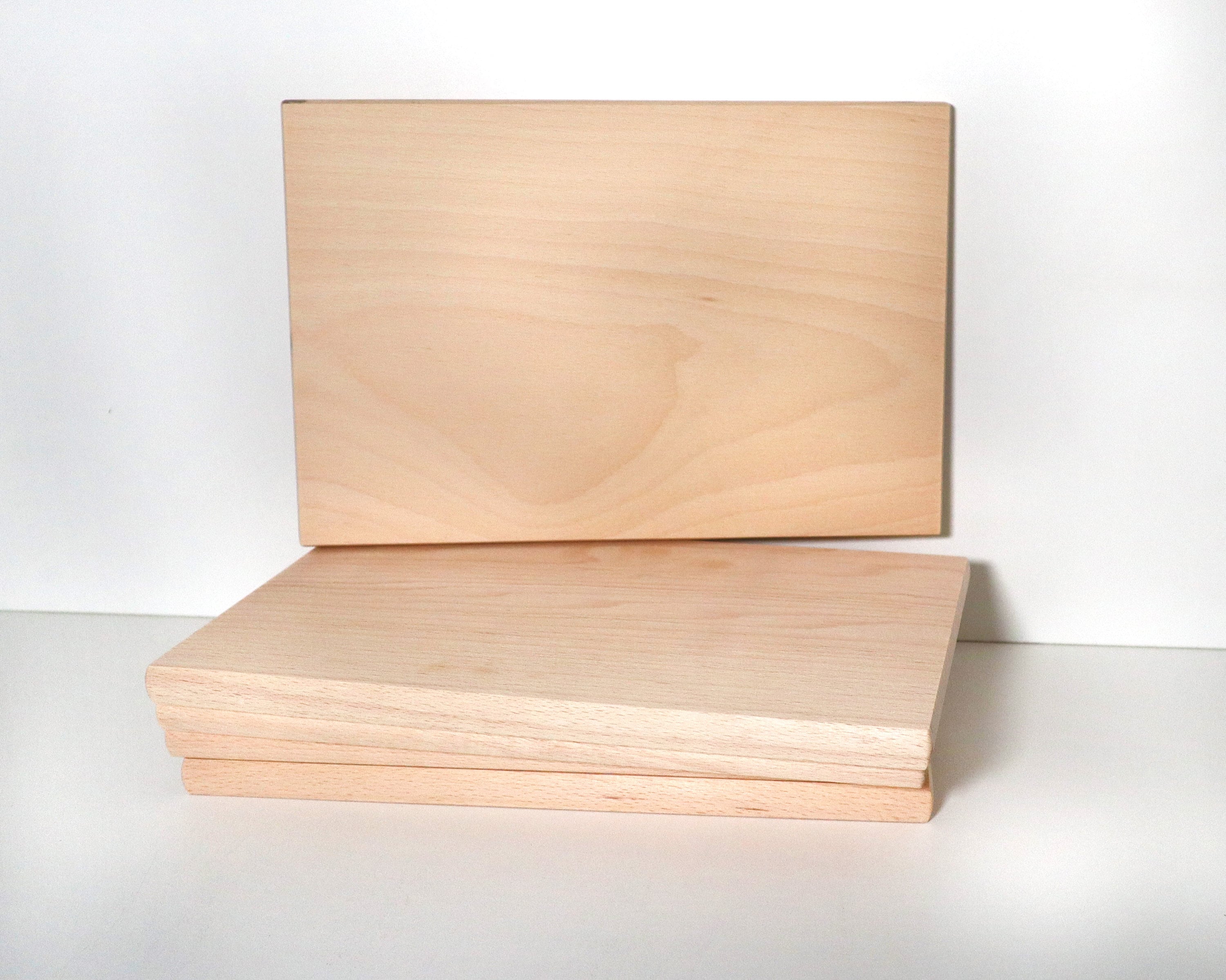 Unfinished Beech Wooden Solid One Piece Natural, Wooden Organic Cutting