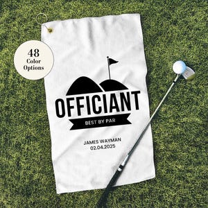 Officiant Gift, Wedding Officiant Gift, Golf Officiant Wedding Gift, Gift for Officiant, Wedding Officiant Proposal Gift, Thank You