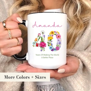 Personalised 40th Birthday Mug, Custom 40th Birthday Gift For Her, 40th Birthday Gift For Women, In My Forties Era Cup with Name