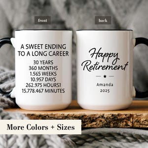 Retirement Gifts For Women Men Funny Retirement Mug 2025, Teacher Retirement Gift, Retired Mug Happy Retirement Coffee Mug Personalized
