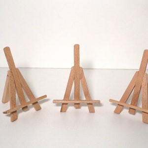 Mini Easel, Small Sign Stand, Wooden Sign Easel, Wedding Table Number Holder, Mini Canvas Holder, Picture Easel, Wooden Display, Card Stand