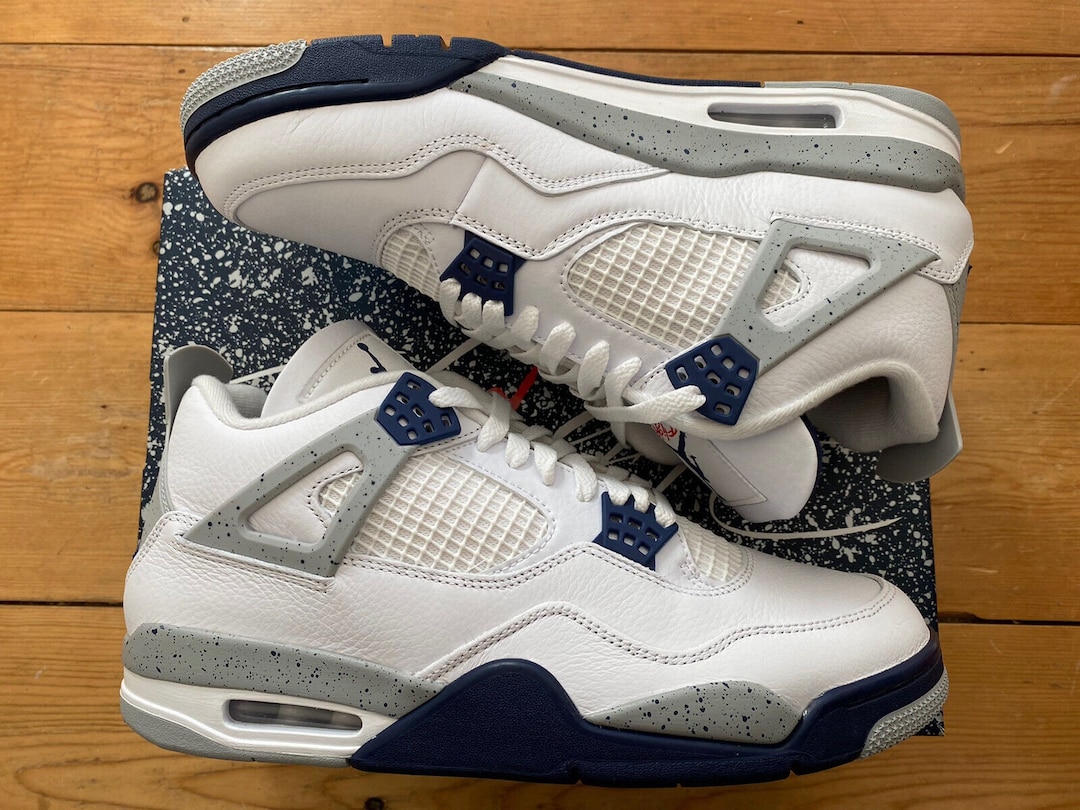 jordan 4 navy blue