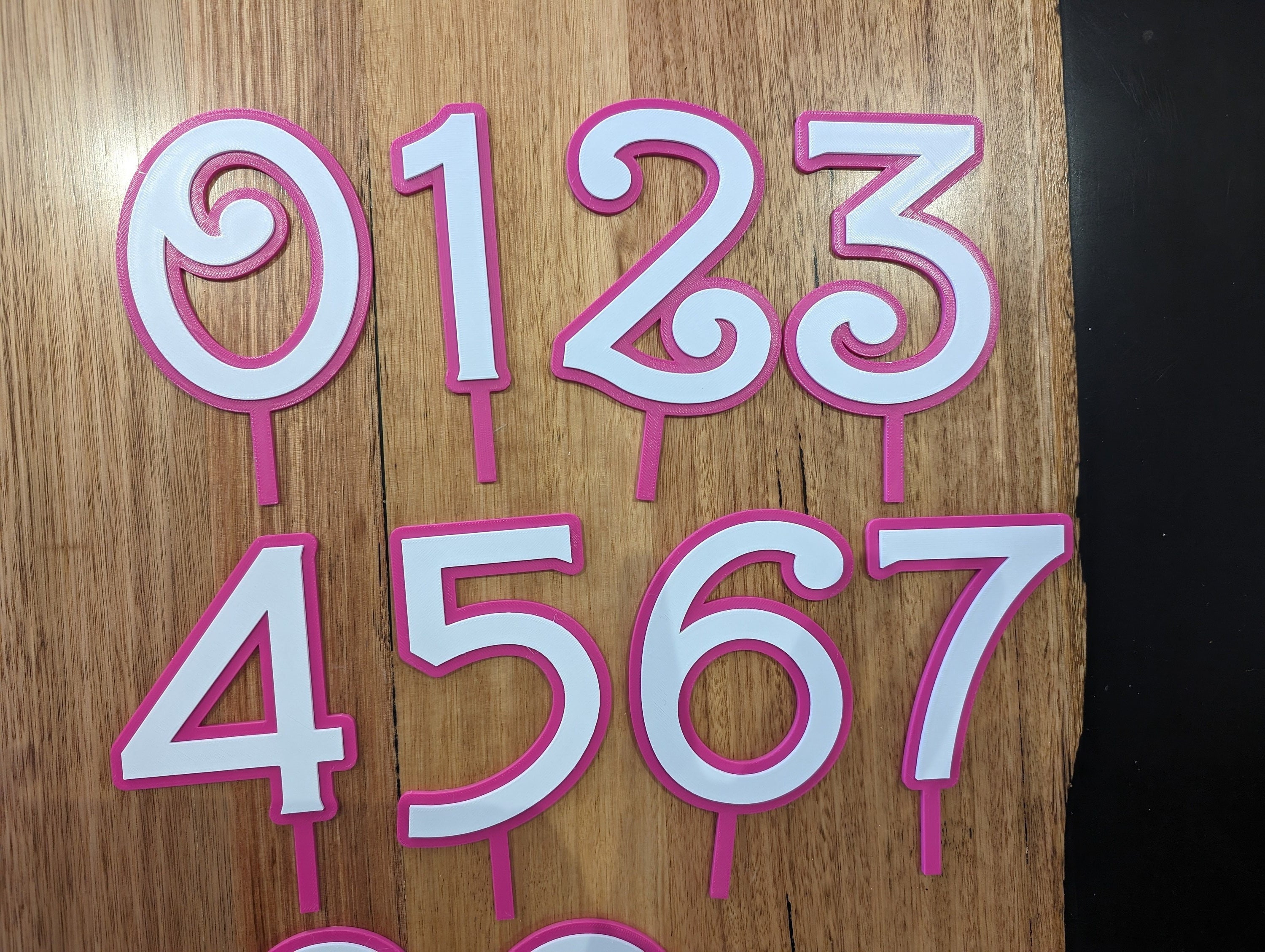 Barbie Style Number Cake Topper - Customizable Birthday Decoration - Etsy