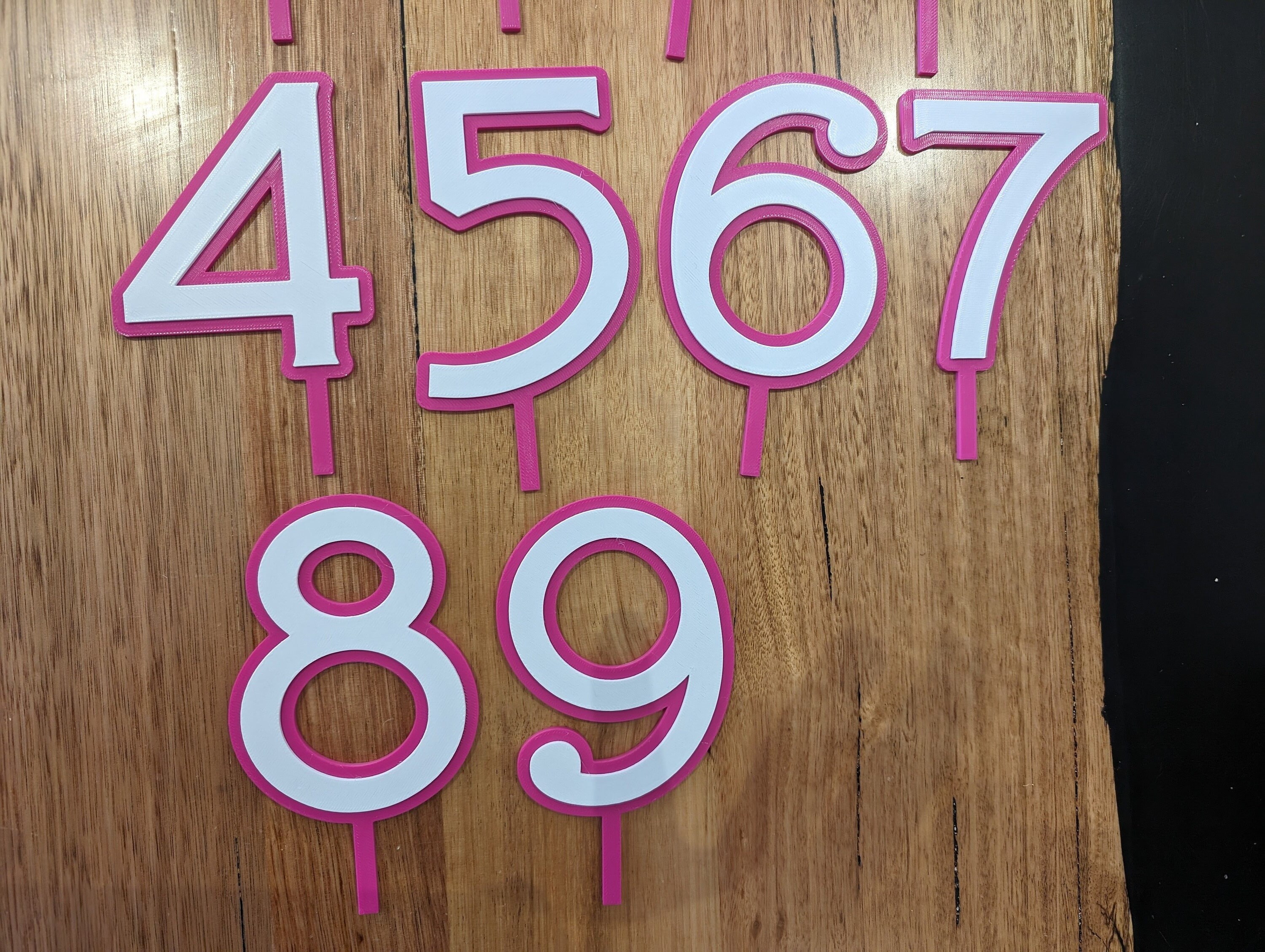 Barbie Style Number Cake Topper - Customizable Birthday Decoration - Etsy