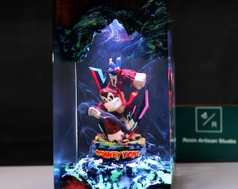 Lámpara de noche Donkey Kong Bananza, lámpara con figura de Donkey Kong Bananza, regalo de Navidad único, regalo de Navidad, lámpara de Navidad para niños, regalo de Navidad para niños
