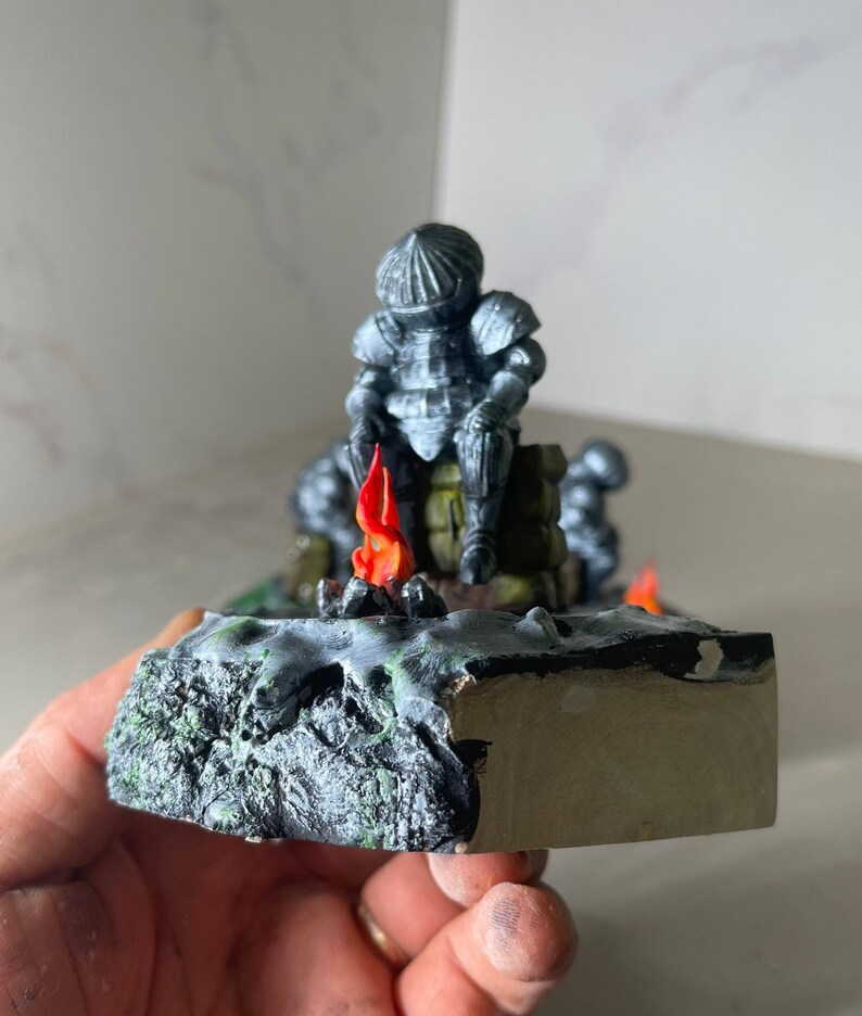 Dark Souls Figure Onion Knight Statue Siegmeyer of Catarina Etsy