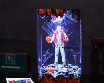 Personalisierte Halloween Harz Lampe: Benutzerdefinierte Horror Figur Dekor