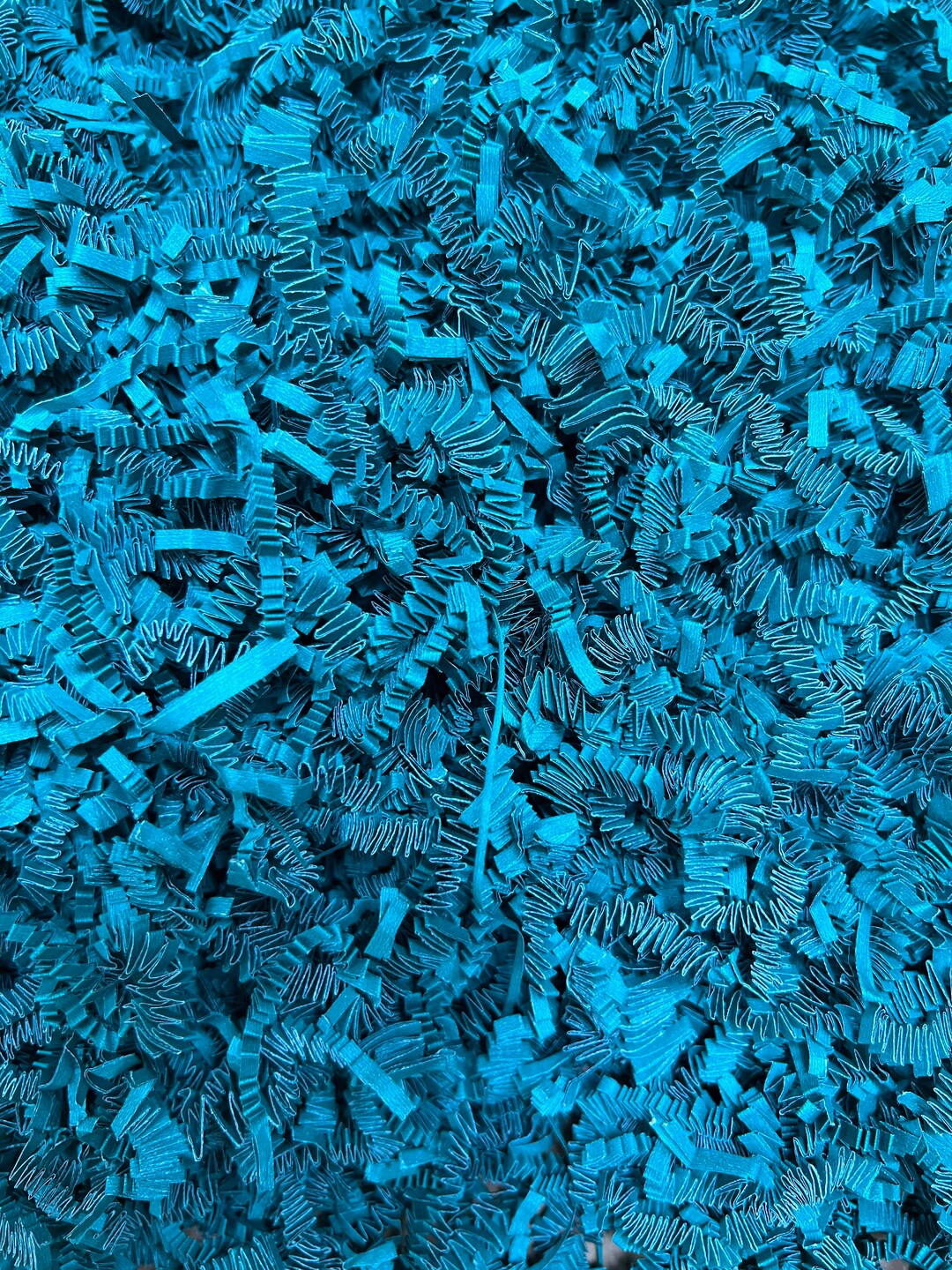 1LB Teal Crinkle Paper Shred Paper Filler Recycled Paper Etsy
