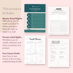 Solo Travel Guide DFY Female Solo Travel eBook MRR PLR Guide for Solo Travel Female Canva Template Travel Guide Travel Itineraries image 5