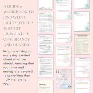 Finding Your Purpose Guide DFY Self Growth Workbook Journal Prompt Self ...