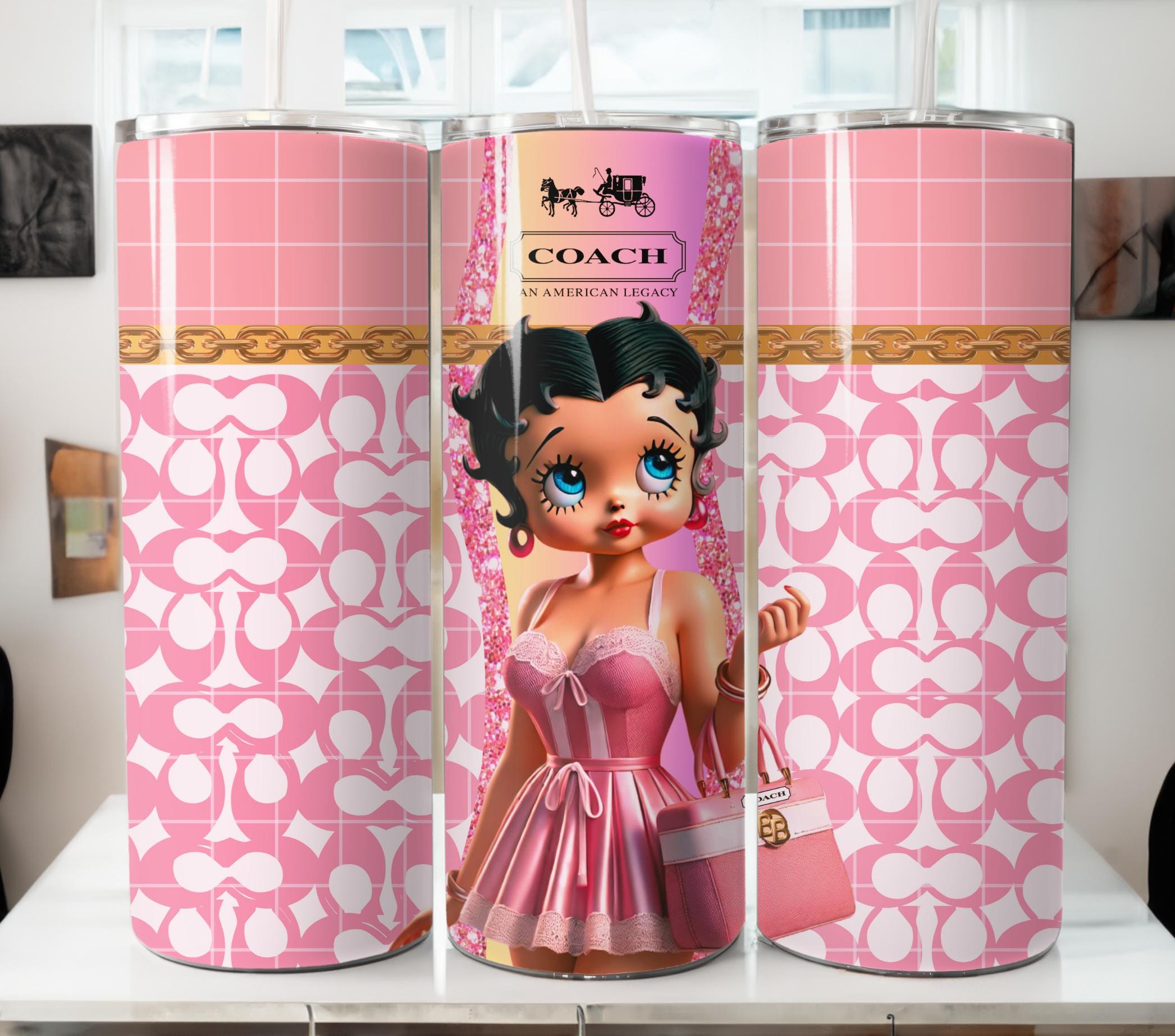 Betty Boop Pink 20oz Tumbler Sublimation Design (digital Download) - Etsy
