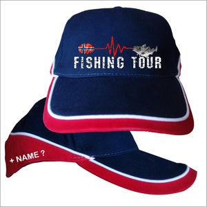 Norway Fishing Norway Norge Fishing Angler Köhler Cod Fishing Fishing Cap Baseball Cap Baseball Cap Fishing Clothing Heart Line 6