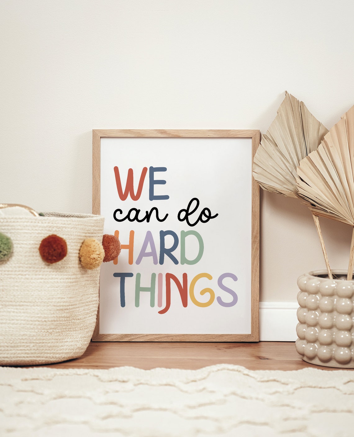We Can Do Hard Things Poster. Playroom Decor. Classroom Decor. - Etsy